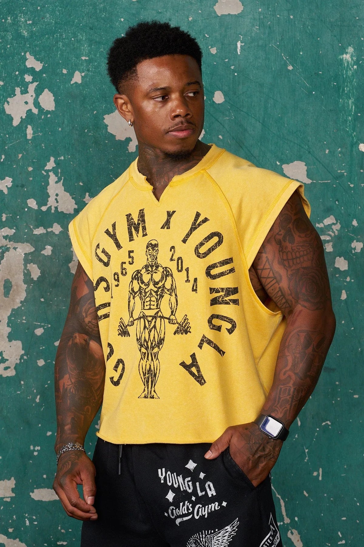 5069 - GOLDS GYM VINTAGE CUT OFFS PRE-ORDER