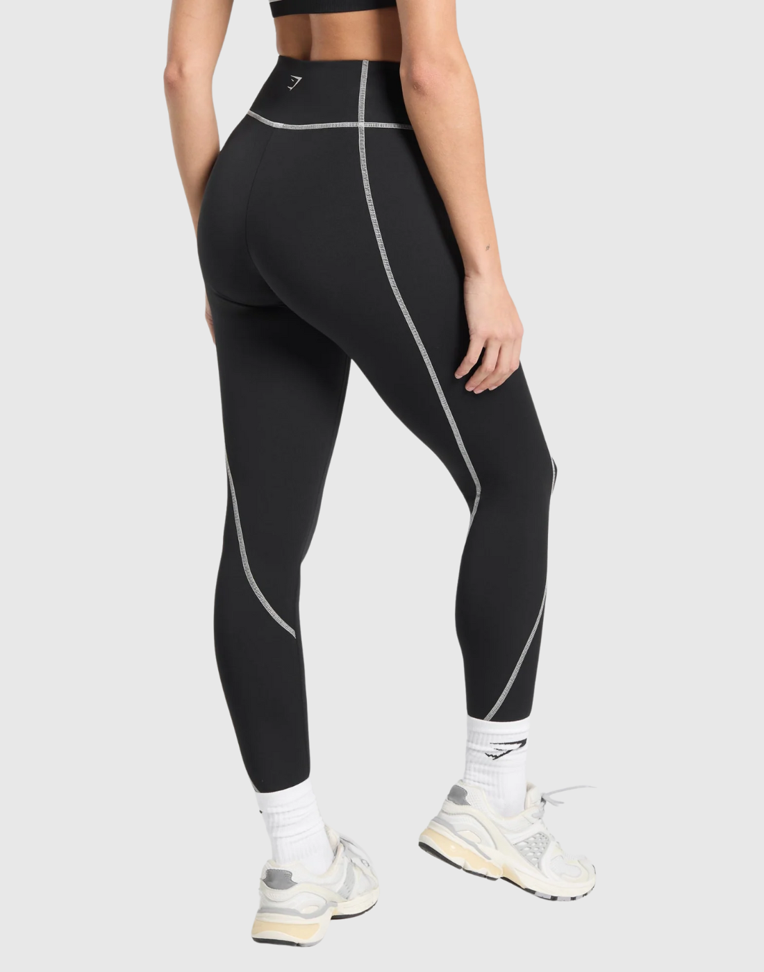 RETRO CONTRAST STITCH LEGGING