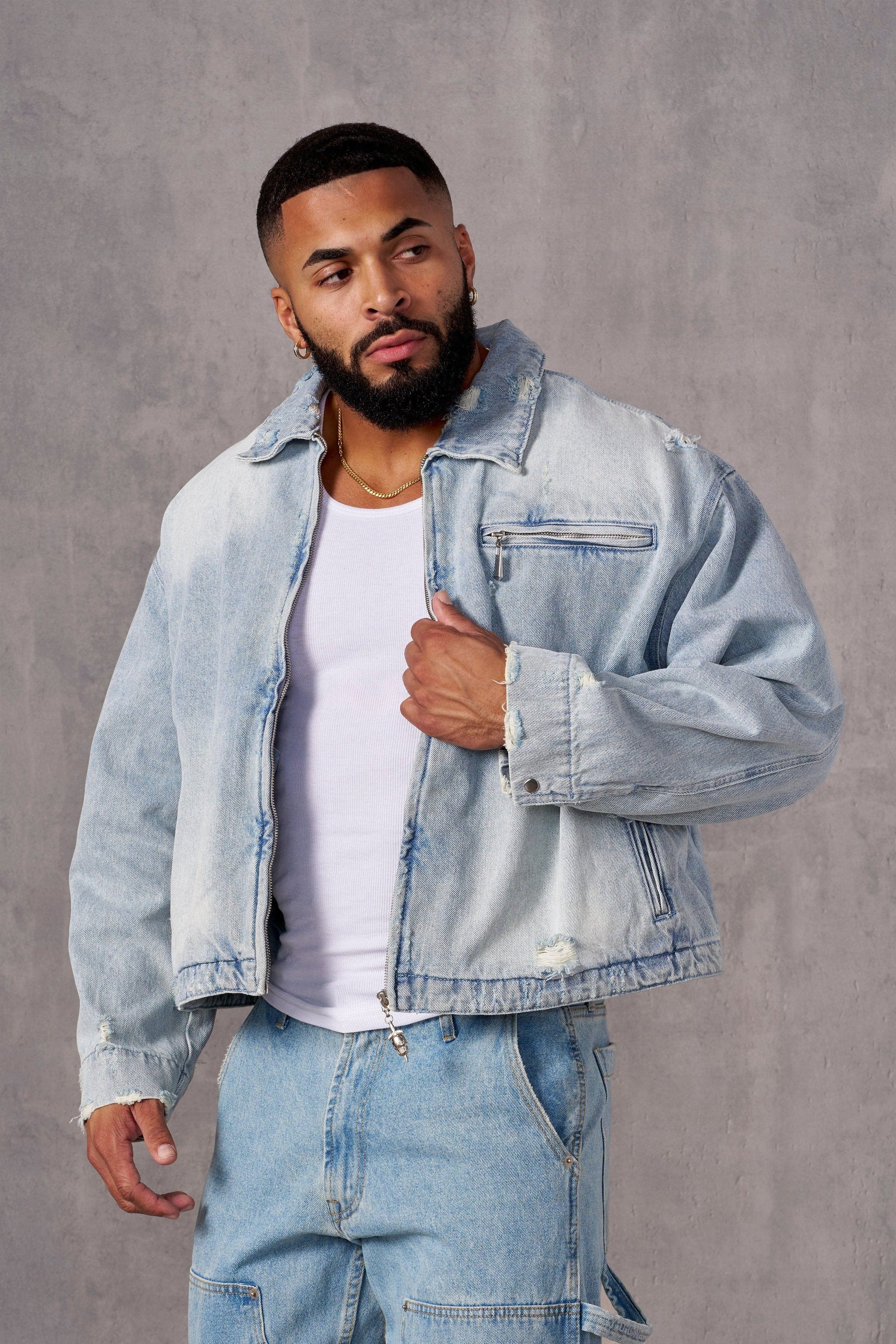5042 - SWAGGY JEAN JACKETS