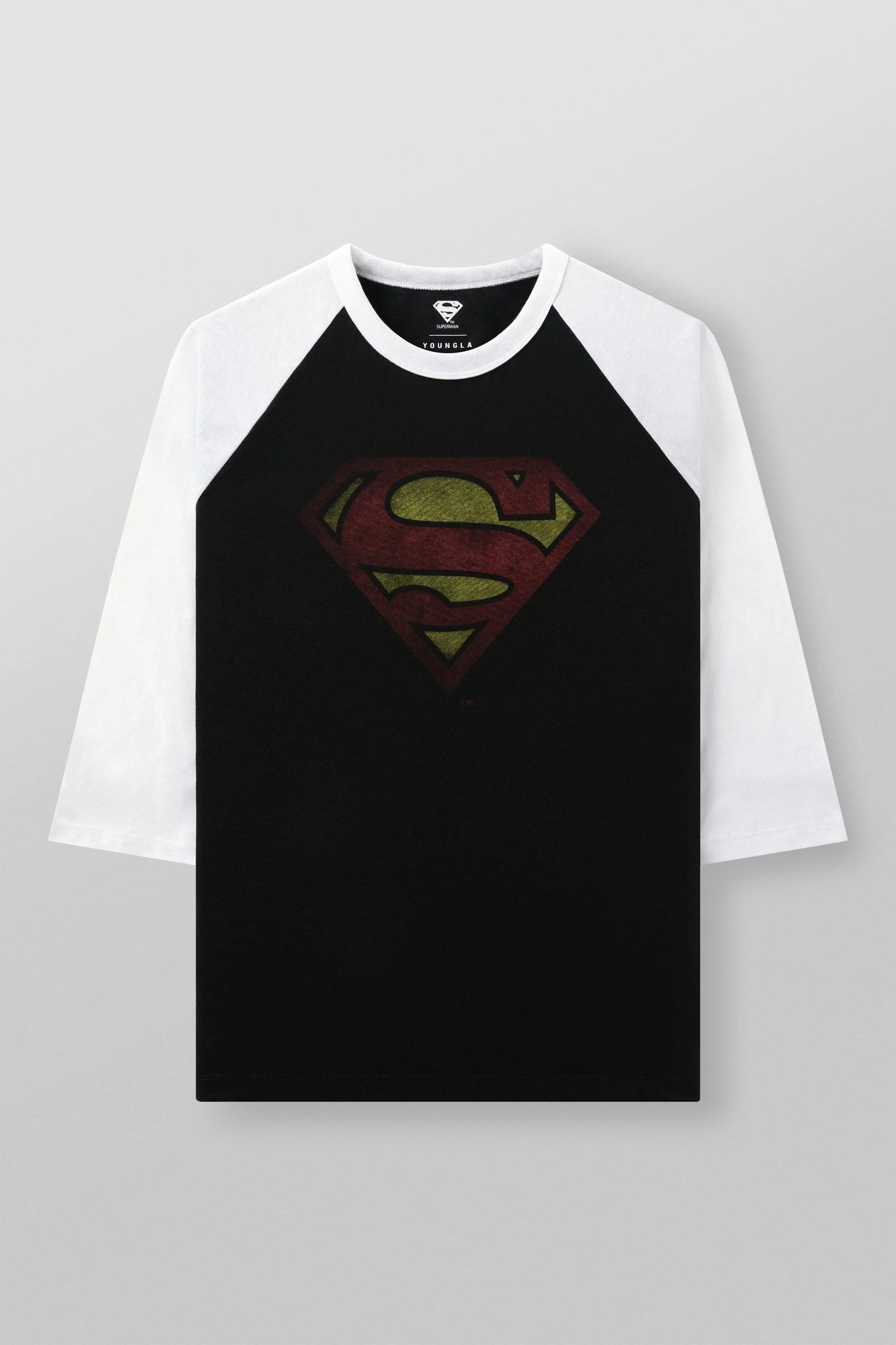 SUPERMAN RAGLAN 3/4 SHIRTS