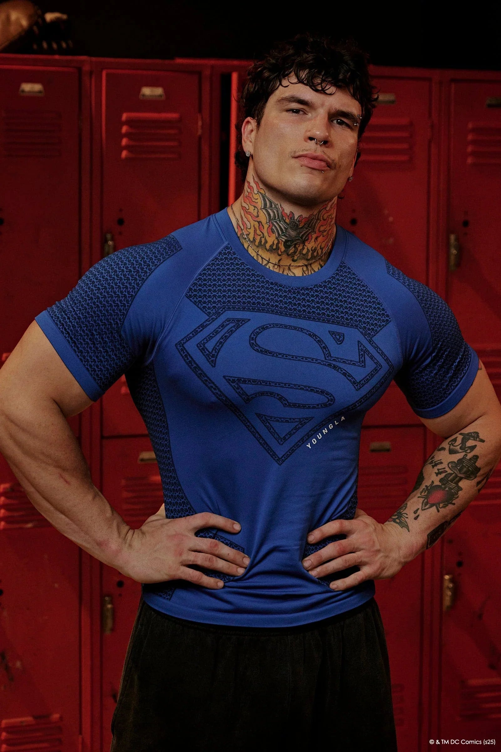 SUPERMAN COMPRESSION TEE