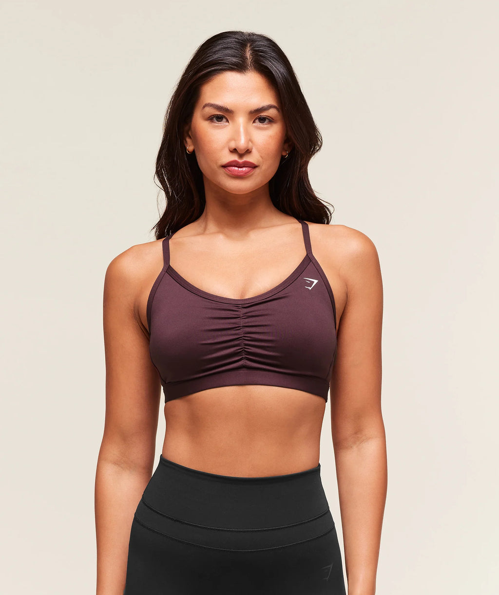 RUCHED SPORTS BRA PRE-ORDER